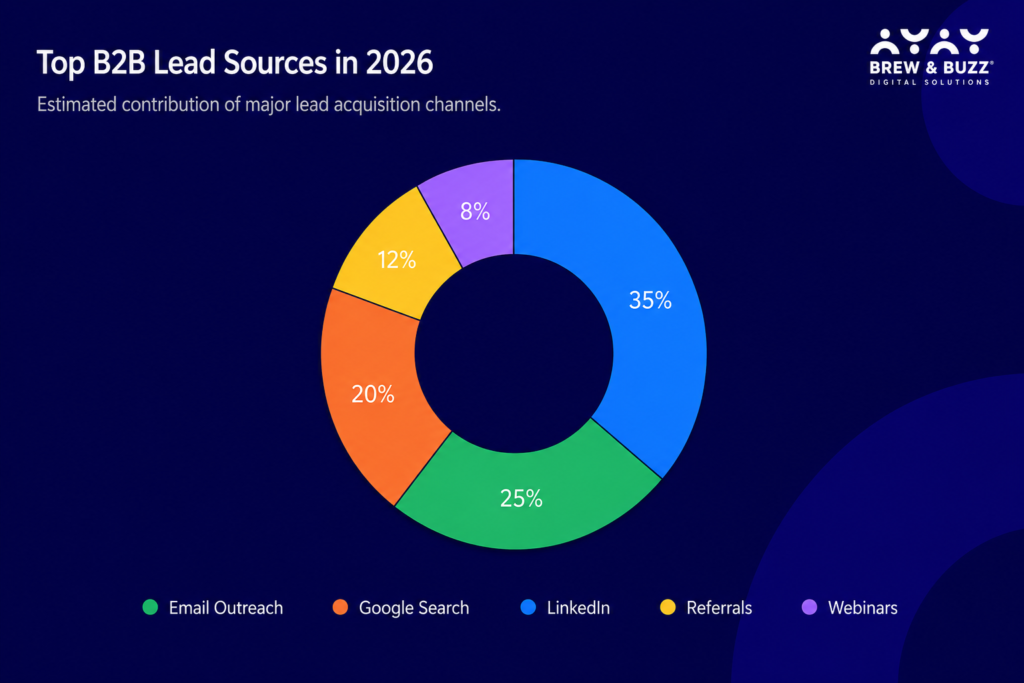 total b2b lead source 2026