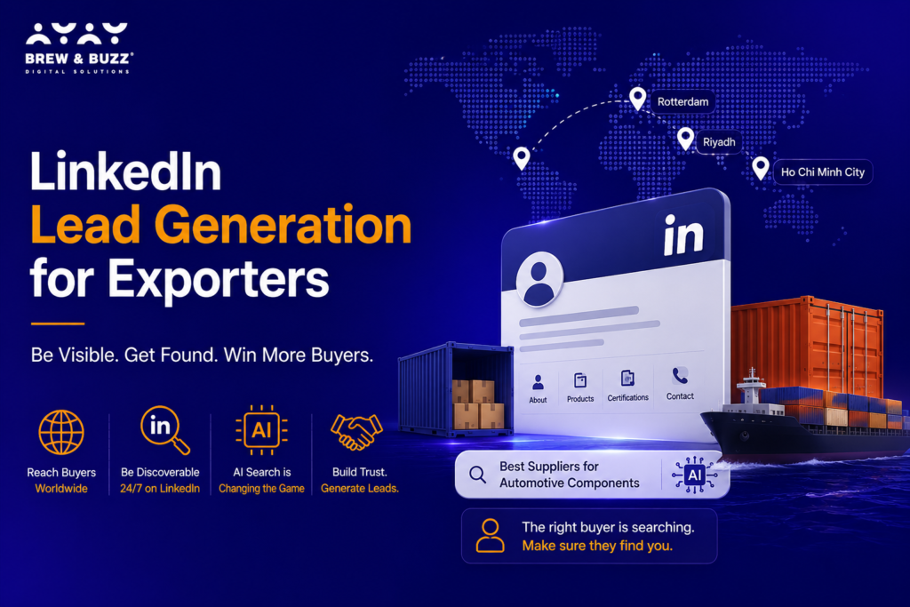 Linkedin Lead generation For Exporters 